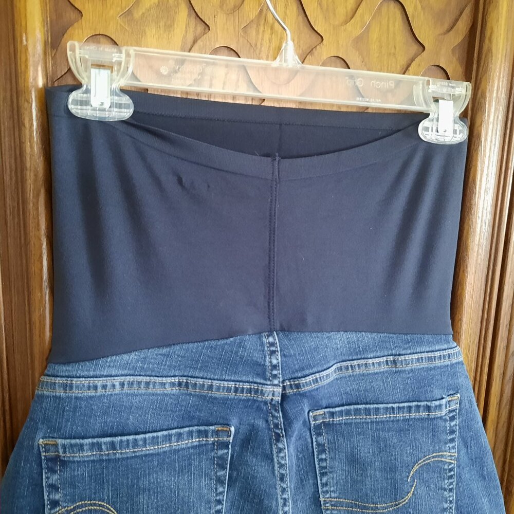 Levi Strauss Signature Gold Maternity Shortie Denim Shorts - Size S - Picture 9 of 16